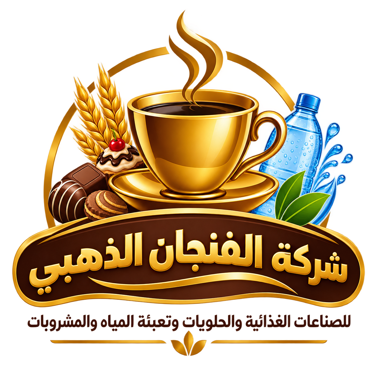 شعار شركة الفنجان الذهبي